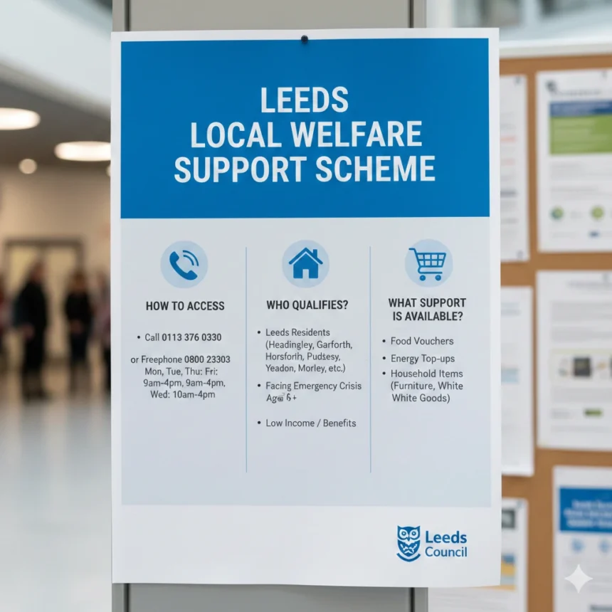How to access the Leeds Local Welfare Support Scheme
