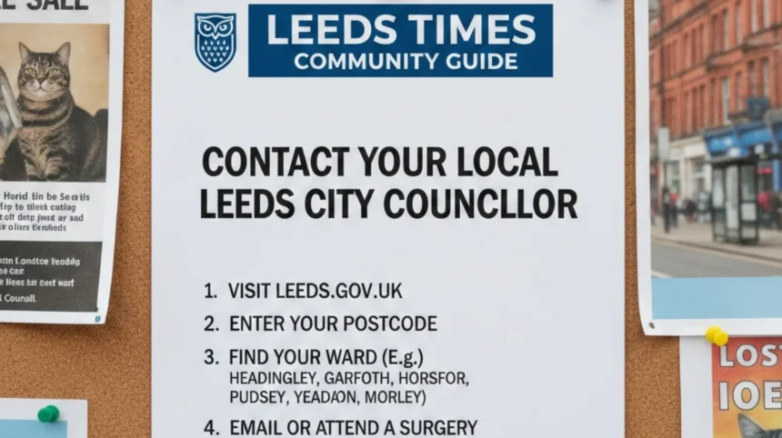 How to contact your local Leeds City Councillor