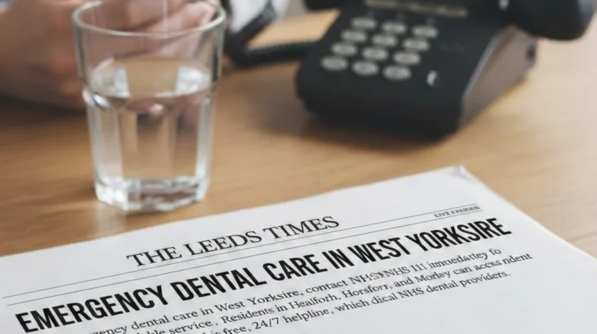 How to find emergency dental care in West Yorkshire