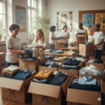 How to join the Garforth Lions clothing donation drive