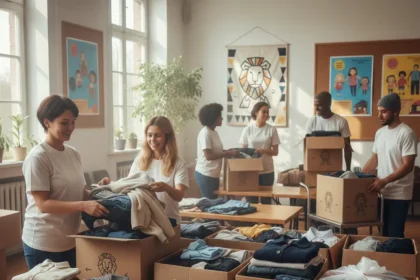 How to join the Garforth Lions clothing donation drive