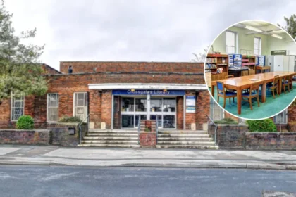 Leeds Fury Historic Cross Gates Library Trees Felled