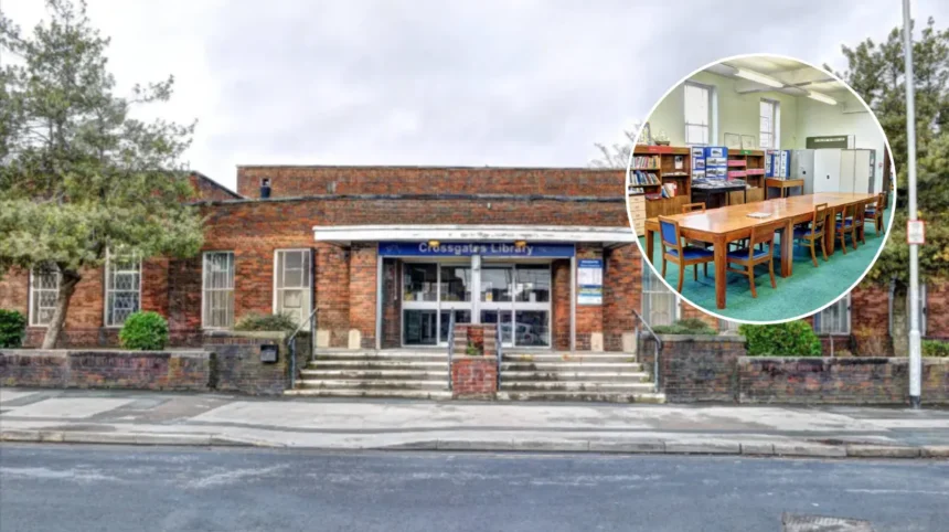 Leeds Fury Historic Cross Gates Library Trees Felled