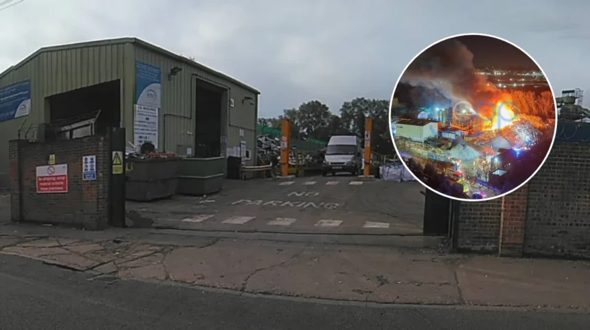 Deliberate Fire Hits Leeds Scrapyard on Gelderd Road 2026