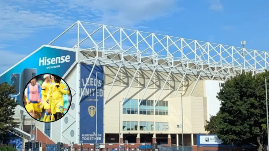 HWC Trading Gnonto Signed A4 Framed Print for Leeds Fans 2026