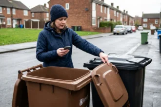 How to complain about a missed brown or black bin lid