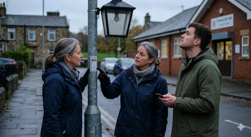 How to report a broken street light in Morley or Yeadon