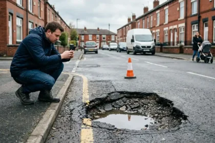 How to report a dangerous pothole to Leeds City Council