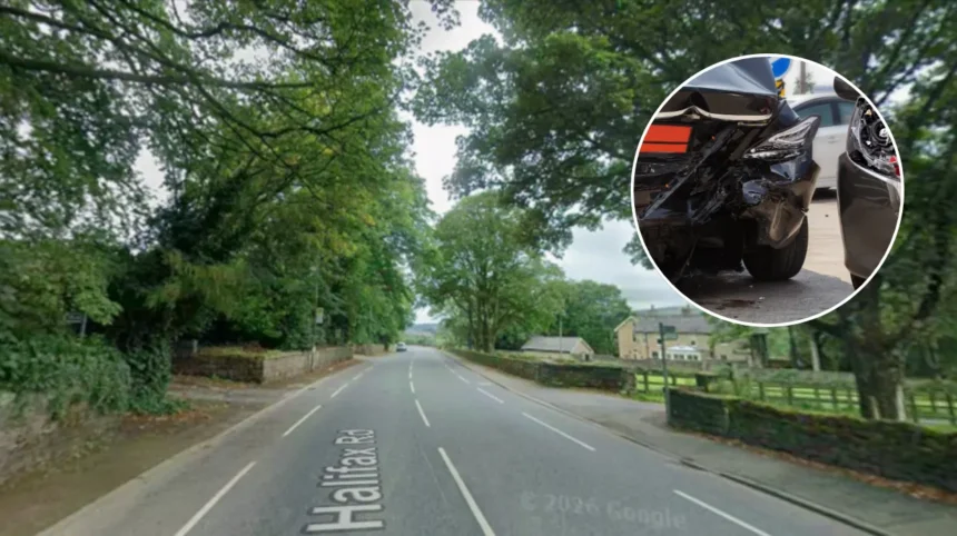 Leeds Branch Road Crash Blocks Traffic After A58 Collision 2026