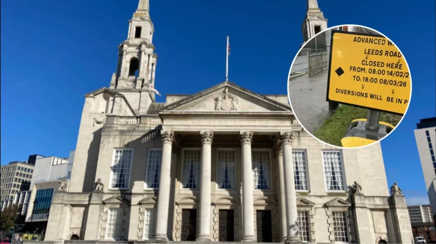 Ten New Road Closures Hit Leeds: Neville St, Rothwell 2026