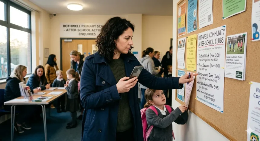 How to find after-school clubs for kids in Rothwell
