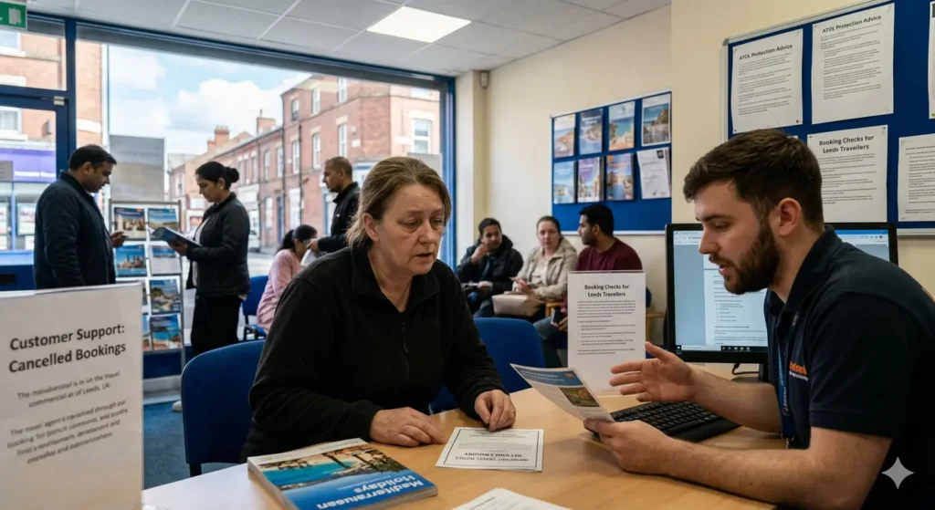 How does Regen Central Ltd's liquidation reflect wider travel‑sector risks for Leeds