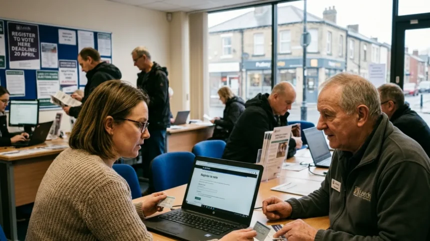 How to register to vote in Pudsey before the deadline