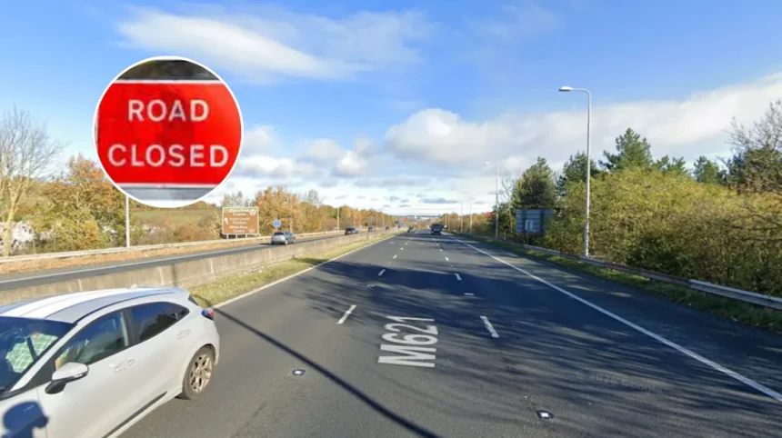 Leeds M621 Crash Blocks Park Lane, Delays Mount - Leeds 2026