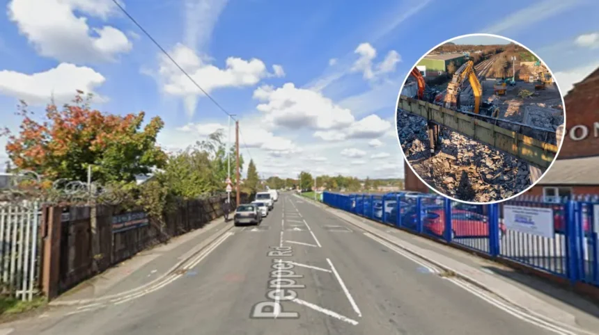 Pepper Road Railway Bridge Partial Demolition in Hunslet, Leeds 2026