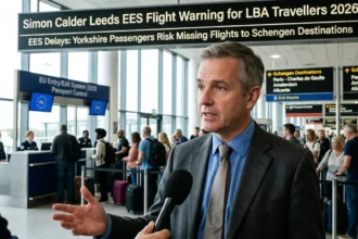 Simon Calder Leeds EES Flight Warning for LBA Travellers 2026