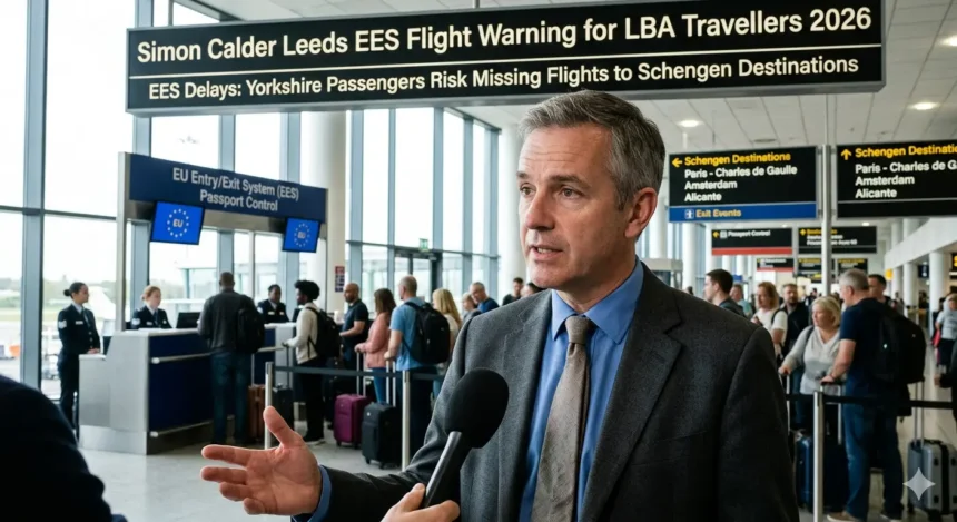 Simon Calder Leeds EES Flight Warning for LBA Travellers 2026