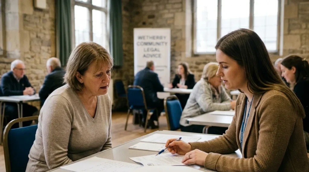 What free legal help is available in Wetherby