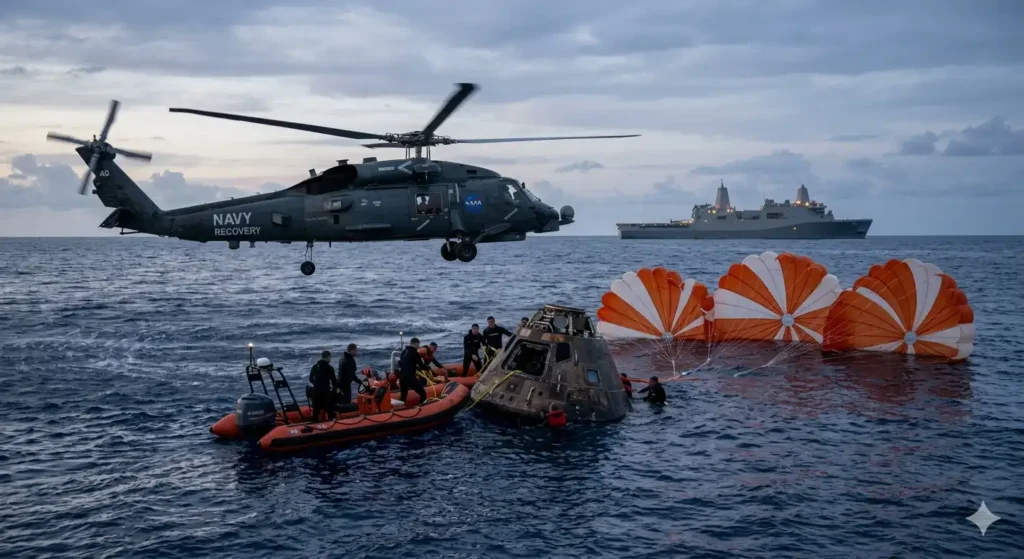 When did Artemis 2 return to Earth