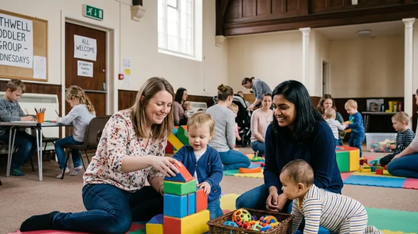 Where to find free baby and toddler groups in Rothwell