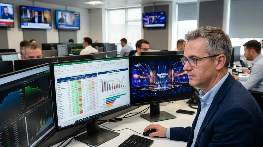 How do bookmakers calculate Eurovision odds?