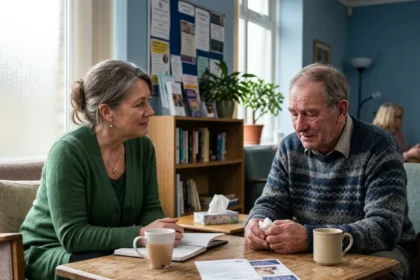 How to get free bereavement support near Yeadon