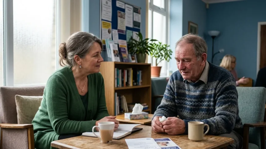 How to get free bereavement support near Yeadon