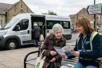 How to get travel help to hospital appointments near Guiseley