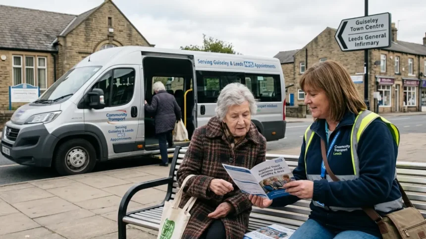 How to get travel help to hospital appointments near Guiseley
