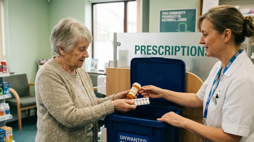 How to safely dispose of old medicines in Rothwell