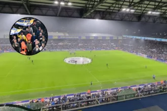 Leeds Fan's Fire Tribute LUFC Family Spirit (Leeds, 2026)