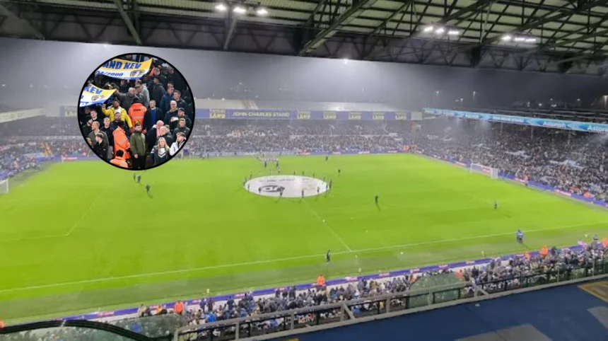 Leeds Fan's Fire Tribute LUFC Family Spirit (Leeds, 2026)