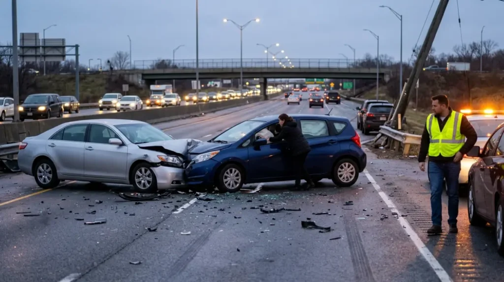 What Are the Immediate Safety Actions to Take After Witnessing a Car Crash?