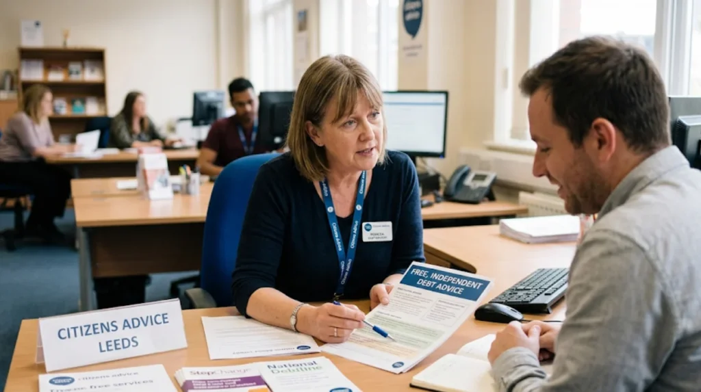 How do I know if a debt advice service is free and legitimate?