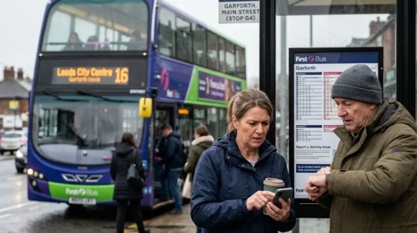 How to complain about First Bus delays in Garforth