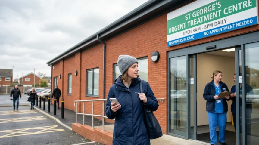 How to find NHS walk-in care near Morley without a GP