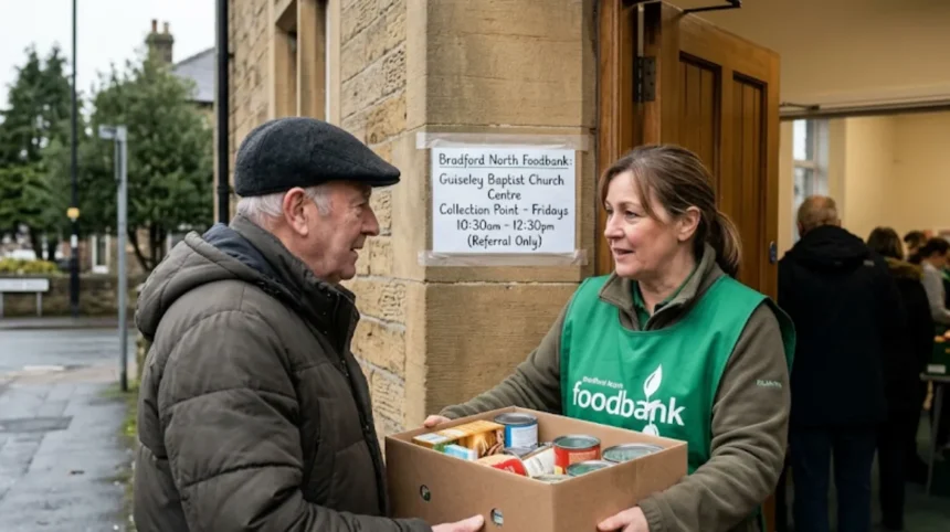 How to find a food bank near Guiseley this week