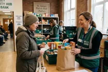 How to find a food bank open near Pudsey