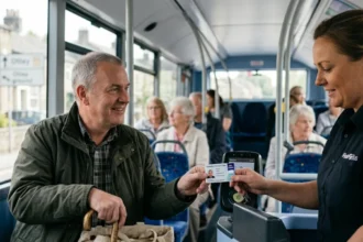 How to get disability bus travel near Otley for free