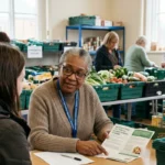 How to get free food bank help near Headingley fast