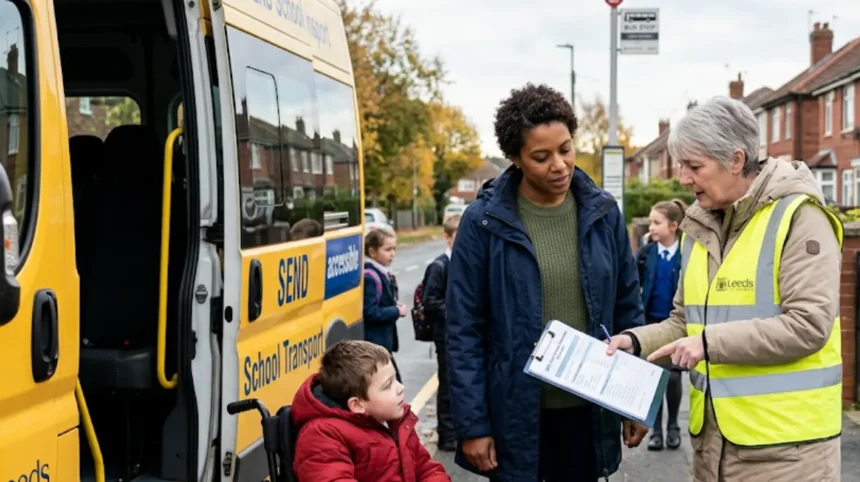 How to get free school transport for a disabled child in Rothwell