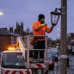 How to report a broken street light in Rothwell
