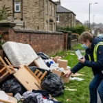 How to report fly-tipping near Pudsey town centre