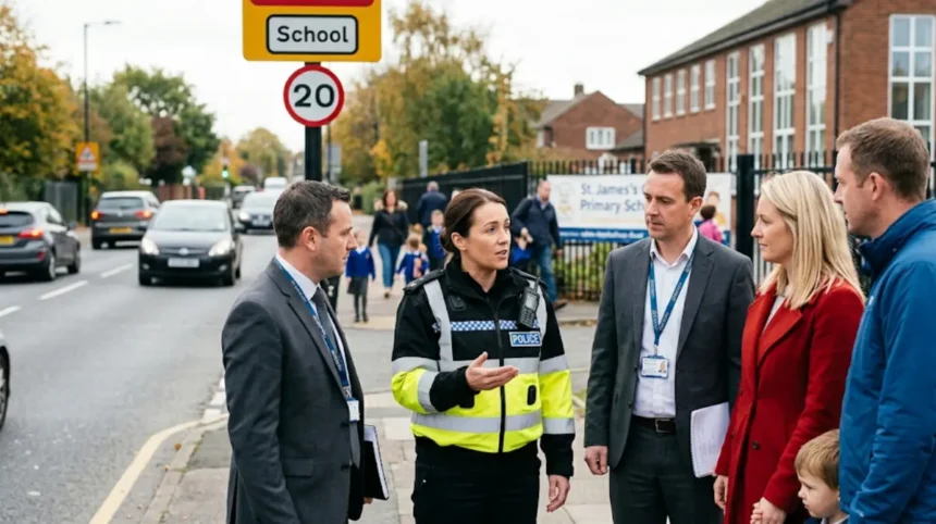 How to report speeding traffic near Wetherby schools