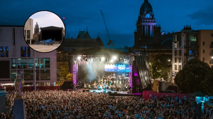 Millennium Square Concert Stage Construction Begins: Leeds 2026