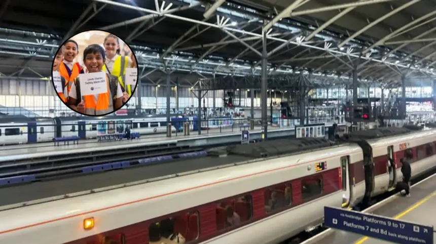 Record 1,030 Children Learn Railway Safety at Leeds Station Safety Week 2026 Leeds