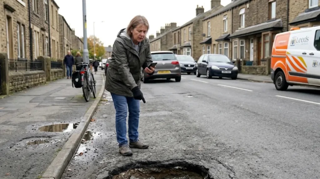 What counts as a pothole in Yeadon?