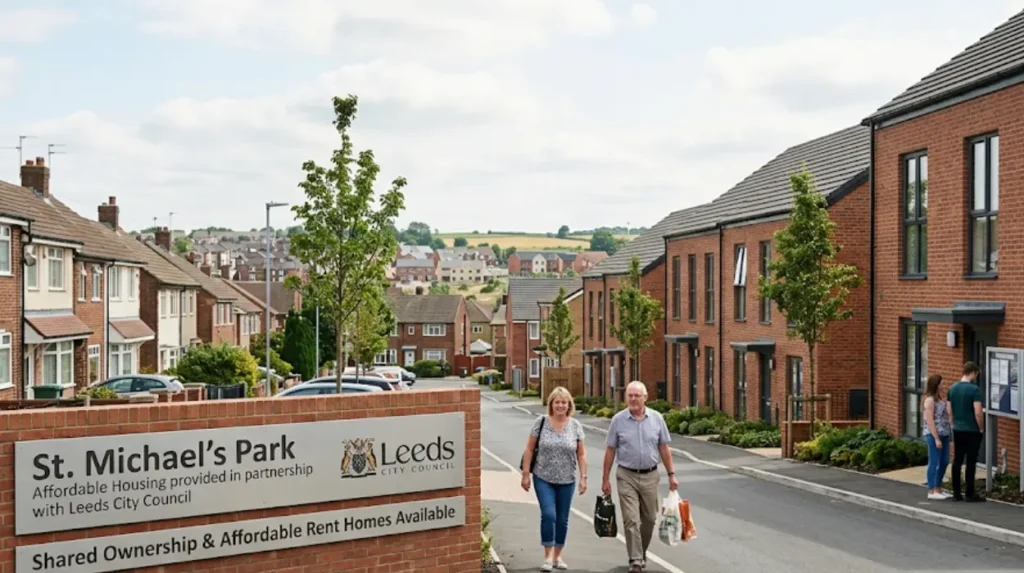 What counts as affordable housing near Garforth?