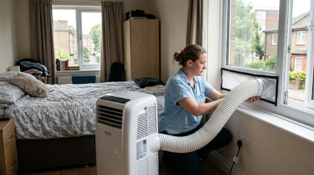 What is a portable air conditioning unit?