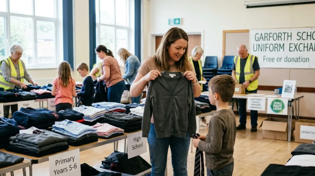 What school uniform help exists in Garforth?